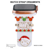 Suitable for Apple Watch Silicone Strap Decorative Ring Nail Diamond Alloy rhinestone