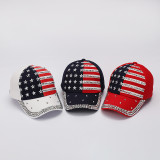 Baseball cap Warm baseball cap Striped duckbill cap Warm baseball cap