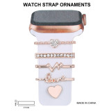 Suitable for Apple Watch Decorative Rings, Universal Smart Decorative Buckles, Decorative Nails, Butterfly Buckles