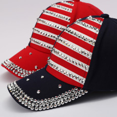 Baseball cap Warm baseball cap Striped duckbill cap Warm baseball cap