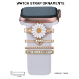 Suitable for Apple Watch Silicone Strap Decorative Ring Nail Diamond Alloy rhinestone