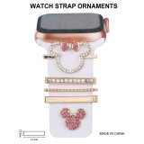 Suitable for Apple Watch Decorative Rings Cartoon Smart Watch Decorative Buckles Decorative Nails