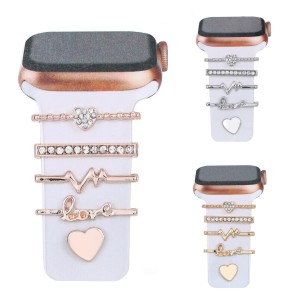 Suitable for Apple Watch Decorative Rings, Universal Smart Decorative Buckles, Decorative Nails, Butterfly Buckles