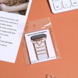Suitable for Apple Watch Silicone Strap Decorative Ring Nail Diamond Alloy rhinestone