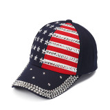 Baseball cap Warm baseball cap Striped duckbill cap Warm baseball cap
