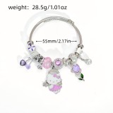 Bracelet Pearl Butterfly Love Multi Element Hello Kitty Large Hole Pearl Bracelet