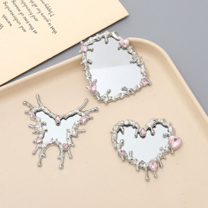 Irregular Metal Liquid Water Droplet Fluid Love Mirror Accessories Accessories