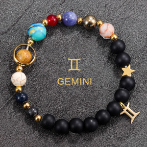 Twelve Constellations Bracelet, Universe Eight Planets Bracelet