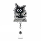 Cat-themed fun elastic closure cartoon decorative document folder CAT pull-tab pendant