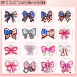 Brogue Knot Series Fun Snap Fastener Sparkling Stretch Clasp ID Card Holder Decorative Pin