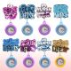 Nurse doctor Yilakou glittering powder elastic badge pendant creative name tag pocket watch
