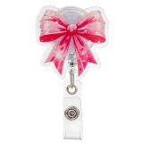 Brogue Knot Series Fun Snap Fastener Sparkling Stretch Clasp ID Card Holder Decorative Pin