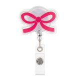 Brogue Knot Series Fun Snap Fastener Sparkling Stretch Clasp ID Card Holder Decorative Pin