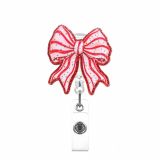 Brogue Knot Series Fun Snap Fastener Sparkling Stretch Clasp ID Card Holder Decorative Pin