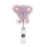 Brogue Knot Series Fun Snap Fastener Sparkling Stretch Clasp ID Card Holder Decorative Pin