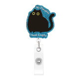 Cat-themed fun elastic closure cartoon decorative document folder CAT pull-tab pendant