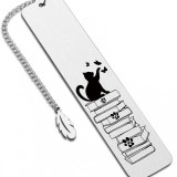 Stainless steel bookmark inspirational creative engraved bookmark Thanksgiving Christmas colleagues friends gifts