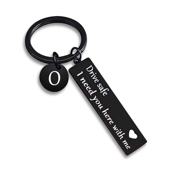 Autumn Keychains keychain letter pattern inspirational boyfriend scanning pendant gift