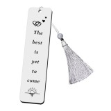Stainless steel bookmark inspirational creative engraved bookmark Thanksgiving Christmas colleagues friends gifts