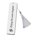 Stainless steel bookmark inspirational creative engraved bookmark Thanksgiving Christmas colleagues friends gifts