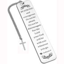 Stainless steel bookmark inspirational creative engraved bookmark Thanksgiving Christmas colleagues friends gifts