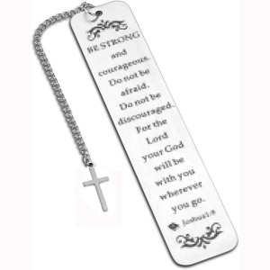 Stainless steel bookmark inspirational creative engraved bookmark Thanksgiving Christmas colleagues friends gifts