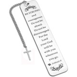Stainless steel bookmark inspirational creative engraved bookmark Thanksgiving Christmas colleagues friends gifts