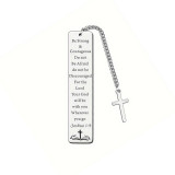 Stainless steel bookmark inspirational creative engraved bookmark Thanksgiving Christmas colleagues friends gifts