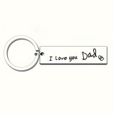 Titanium Steel Personalized Cute Engraved Keychain - Valentine's Day, Christmas, Gratitude, Motivation, and Appreciation Gifts