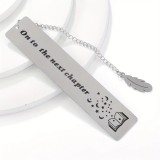 Stainless steel bookmark inspirational creative engraved bookmark Thanksgiving Christmas colleagues friends gifts