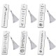 Stainless steel bookmark inspirational creative engraved bookmark Thanksgiving Christmas colleagues friends gifts