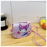 2026 new cute girl cartoon handbag, children's princess crossbody bag, Frozen Elsa bag