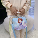 Children's handbag  new model for girls' outings, crossbody machine embroidery style, girls' handbag