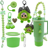 Water Cup Accessories Set Suitable for 40oz Bow Straw Cap Cup Set Hair Ball Pendant