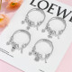 Love crystal bead bracelet, female best friend bracelet, diamond studded KT cat butterfly pendant, stainless steel bracelet accessory