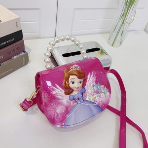 Children's handbag  new model for girls' outings, crossbody machine embroidery style, girls' handbag