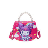 2026 new cute girl cartoon handbag, children's princess crossbody bag, Frozen Elsa bag