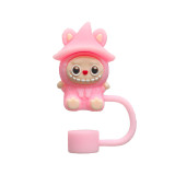 Cartoon straws, straw sleeves, water cup accessories, canvas straw caps