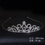 Children's Crown Hair Hoop, Little Girl, Princess Hair Bundle, Crown, Children's Performance Hair Accessories, Diamond Alloy Head Accessories