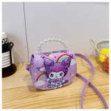 2026 new cute girl cartoon handbag, children's princess crossbody bag, Frozen Elsa bag