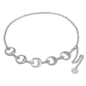Moon Star Pendant Waist Chain Dress Chain Waist Chain
