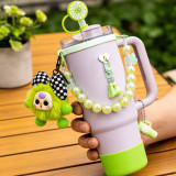Water Cup Accessories Set Suitable for 40oz Bow Straw Cap Cup Set Hair Ball Pendant