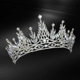 Bridal Crown Hair Accessories Full Diamond Horse Eye Princess Crown Headwear Queen Fashion Headband Accessories