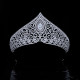 Beauty pageant model crown bride wedding grand zircon crown wedding headdress luxurious wedding hair accessories