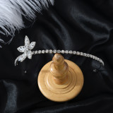 Wedding Hairband - Luxury Zircon and Diamond Hair Accessory with Crown Design for Bridal Gowns
