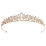 Zircon Bridal Crown Headwear Wedding Accessories Alloy Diamond Crown Headband Jewelry