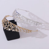 Wedding zircon inlaid small crown hollow small flower wedding headdress wedding dress