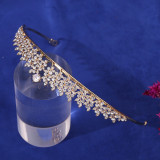 Zircon Bridal Crown Headwear Wedding Accessories Alloy Diamond Crown Headband Jewelry