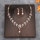 Bridal Headpiece Set Hair Accessories Crown Headband Earrings Wedding Jewelry Necklace Accessories Wedding Dress Accessories