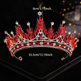 Bridal Crown Hair Accessories Full Diamond Horse Eye Princess Crown Headwear Queen Fashion Headband Accessories